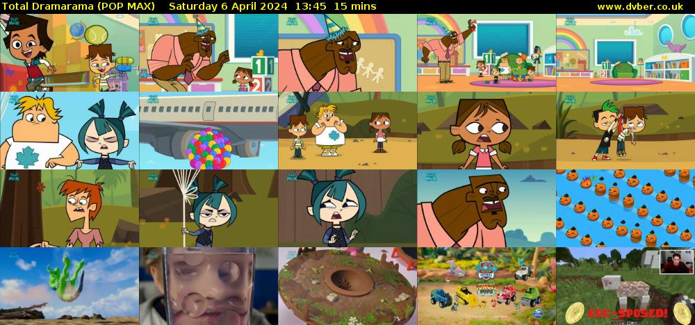 Total Dramarama (POP MAX) Saturday 6 April 2024 13:45 - 14:00