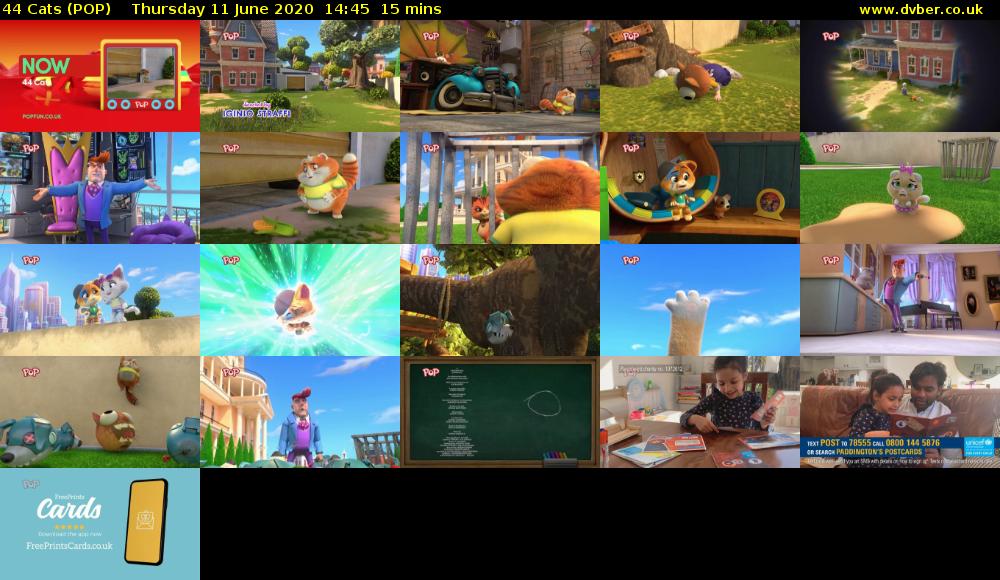 44 Cats (POP) Thursday 11 June 2020 14:45 - 15:00