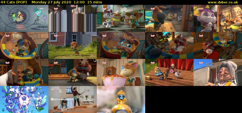 44 Cats (POP) Monday 27 July 2020 12:00 - 12:15