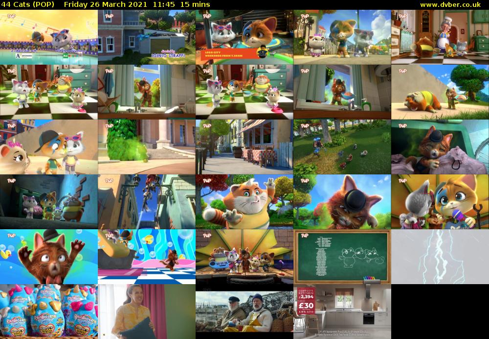 44 Cats (POP) Friday 26 March 2021 11:45 - 12:00