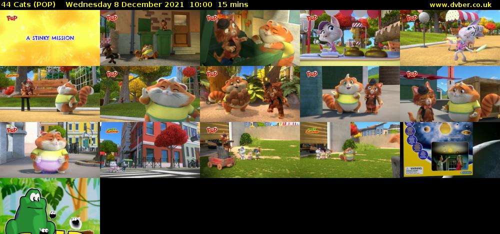 44 Cats (POP) Wednesday 8 December 2021 10:00 - 10:15