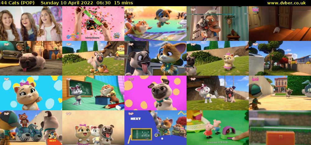 44 Cats (POP) Sunday 10 April 2022 06:30 - 06:45