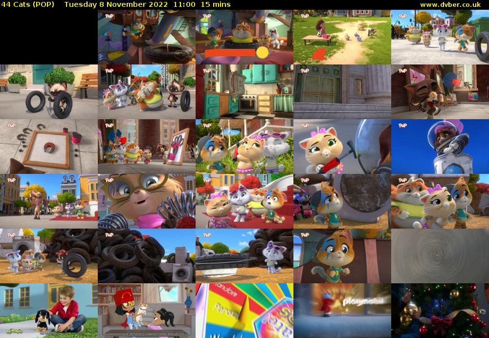 44 Cats (POP) Tuesday 8 November 2022 11:00 - 11:15