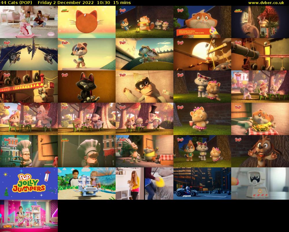 44 Cats (POP) Friday 2 December 2022 10:30 - 10:45