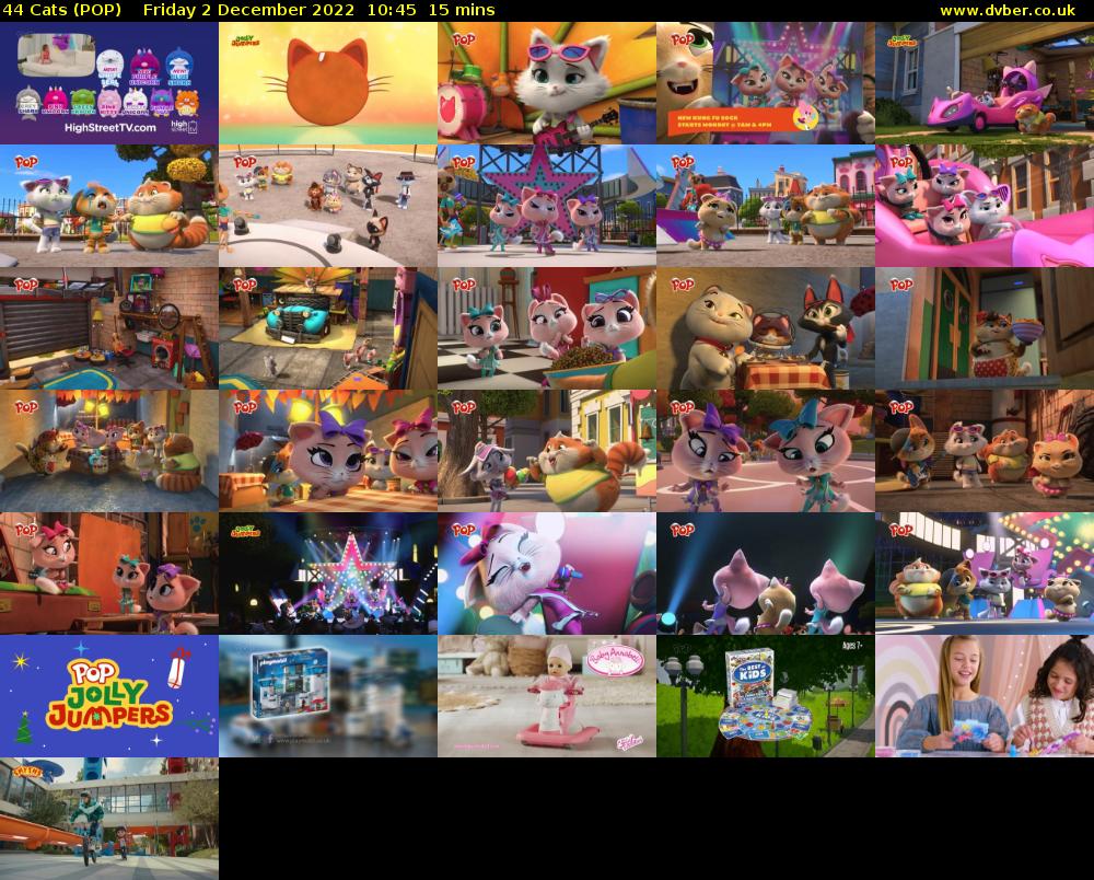 44 Cats (POP) Friday 2 December 2022 10:45 - 11:00