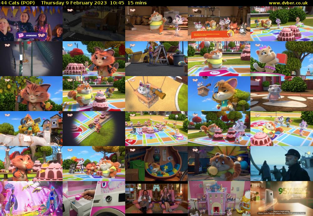 44 Cats (POP) Thursday 9 February 2023 10:45 - 11:00