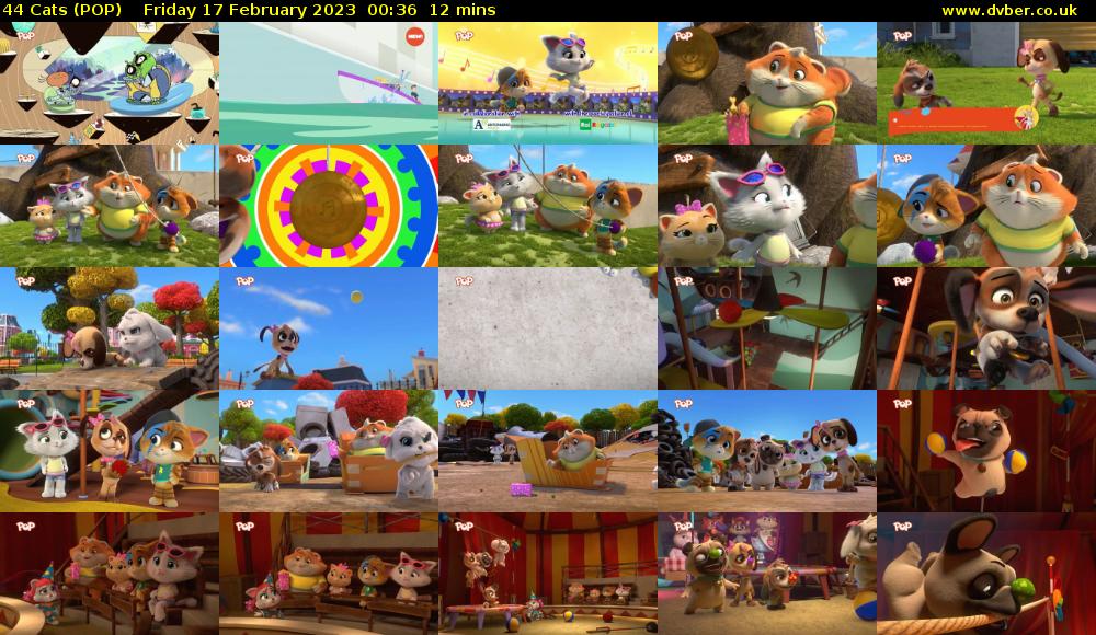 44 Cats (POP) Friday 17 February 2023 00:36 - 00:48
