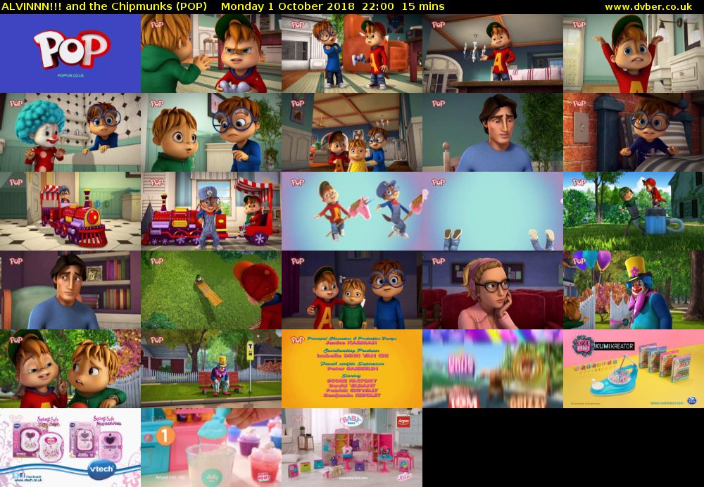ALVINNN!!! and the Chipmunks (POP) Monday 1 October 2018 22:00 - 22:15