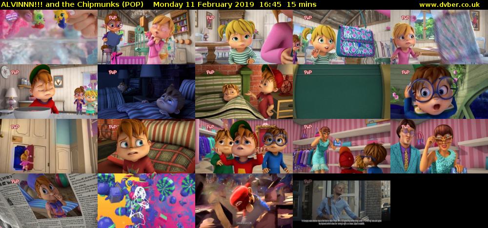 ALVINNN!!! and the Chipmunks (POP) Monday 11 February 2019 16:45 - 17:00
