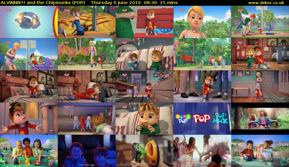 ALVINNN!!! and the Chipmunks (POP) Thursday 6 June 2019 08:30 - 08:45