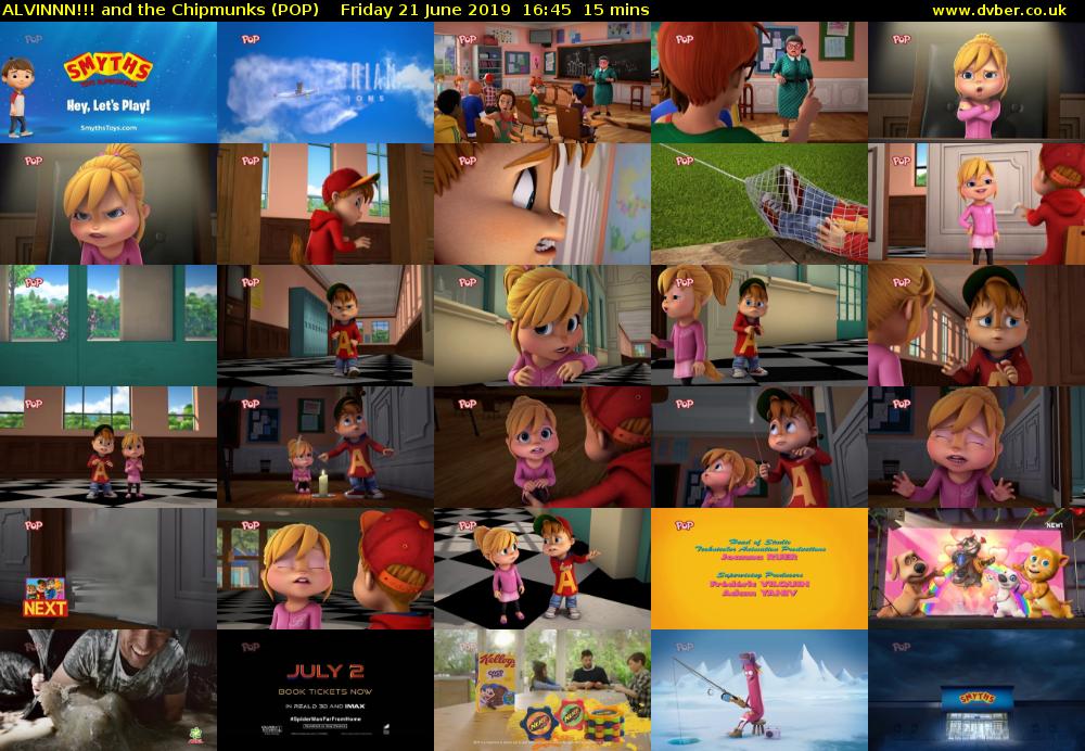 ALVINNN!!! and the Chipmunks (POP) Friday 21 June 2019 16:45 - 17:00