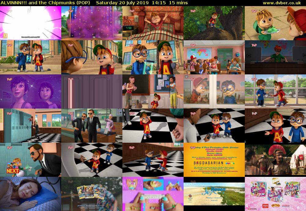 ALVINNN!!! and the Chipmunks (POP) Saturday 20 July 2019 14:15 - 14:30