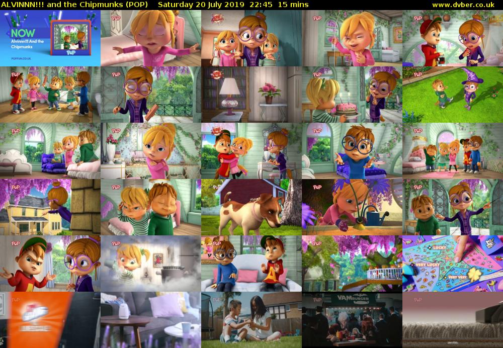 ALVINNN!!! and the Chipmunks (POP) Saturday 20 July 2019 22:45 - 23:00