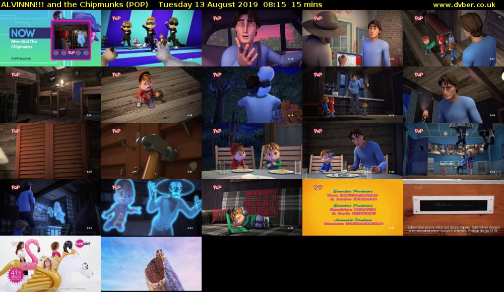 ALVINNN!!! and the Chipmunks (POP) Tuesday 13 August 2019 08:15 - 08:30