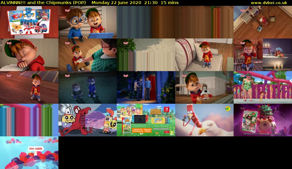ALVINNN!!! and the Chipmunks (POP) Monday 22 June 2020 21:30 - 21:45