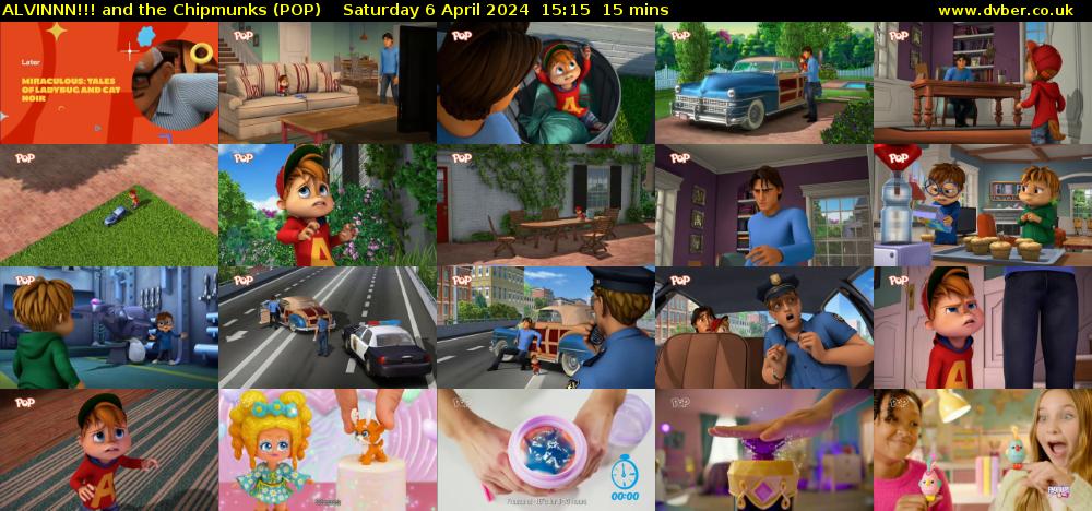 ALVINNN!!! and the Chipmunks (POP) Saturday 6 April 2024 15:15 - 15:30