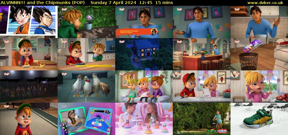 ALVINNN!!! and the Chipmunks (POP) Sunday 7 April 2024 12:45 - 13:00