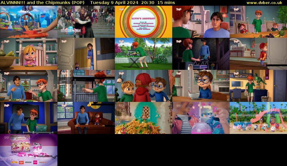 ALVINNN!!! and the Chipmunks (POP) Tuesday 9 April 2024 20:30 - 20:45