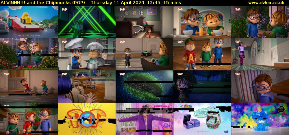ALVINNN!!! and the Chipmunks (POP) Thursday 11 April 2024 12:45 - 13:00