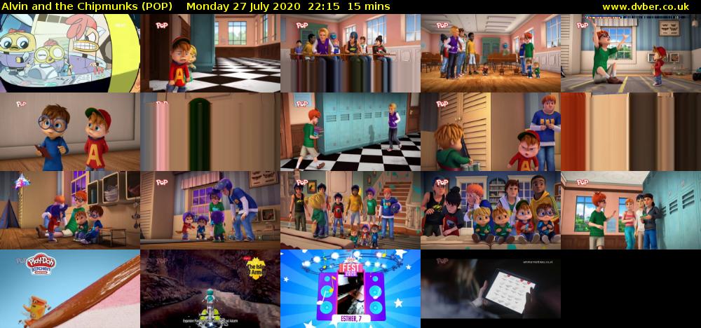 Alvin and the Chipmunks (POP) Monday 27 July 2020 22:15 - 22:30