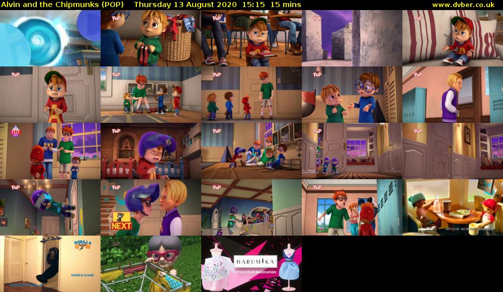 Alvin and the Chipmunks (POP) Thursday 13 August 2020 15:15 - 15:30