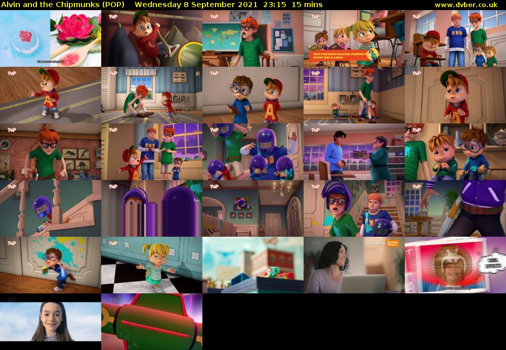 Alvin and the Chipmunks (POP) Wednesday 8 September 2021 23:15 - 23:30
