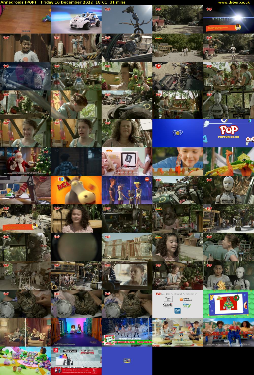 Annedroids (POP) Friday 16 December 2022 18:01 - 18:32