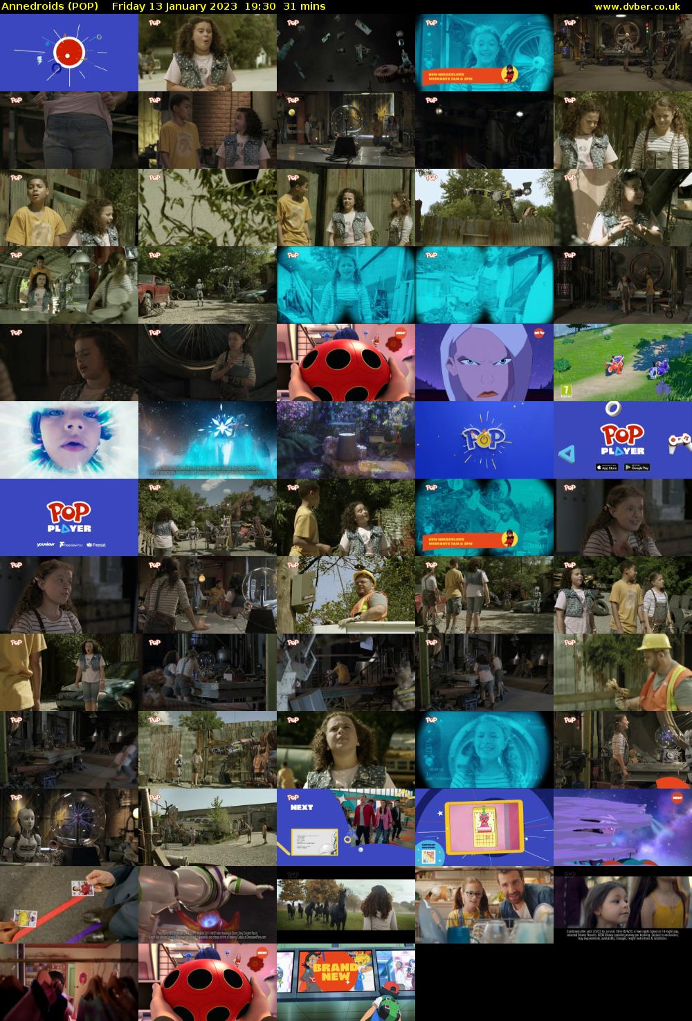 Annedroids (POP) Friday 13 January 2023 19:30 - 20:01