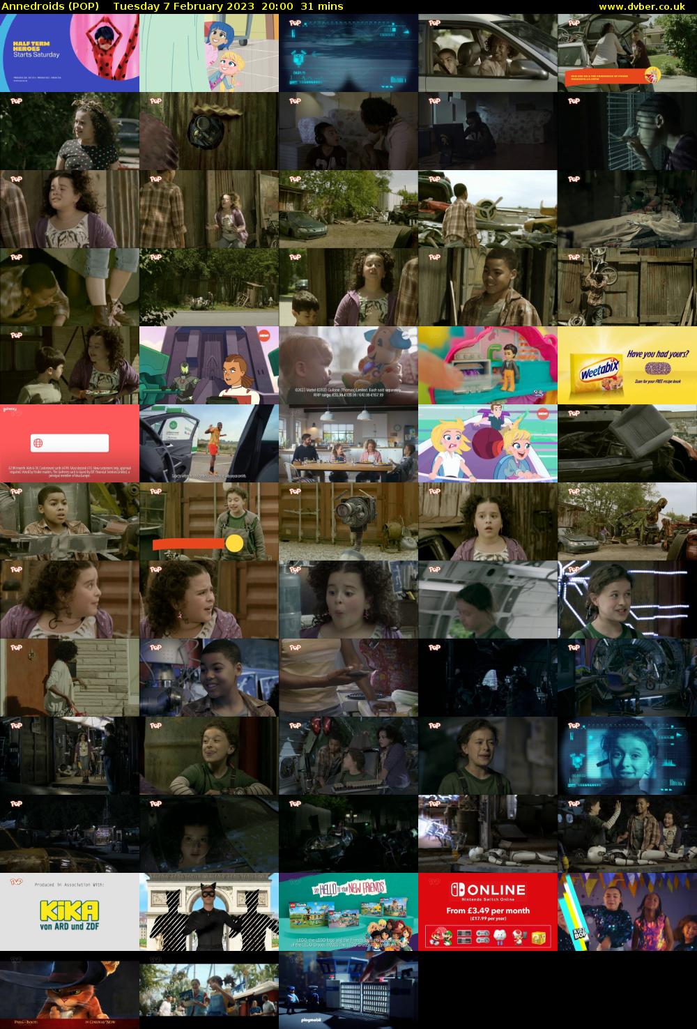 Annedroids (POP) Tuesday 7 February 2023 20:00 - 20:31