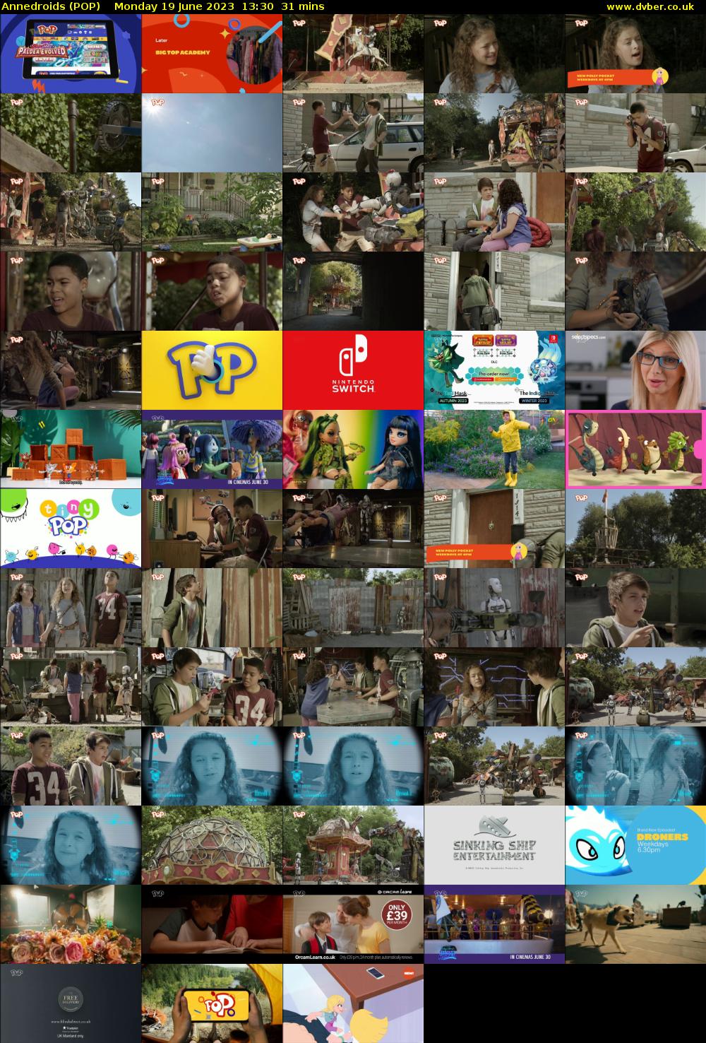Annedroids (POP) Monday 19 June 2023 13:30 - 14:01