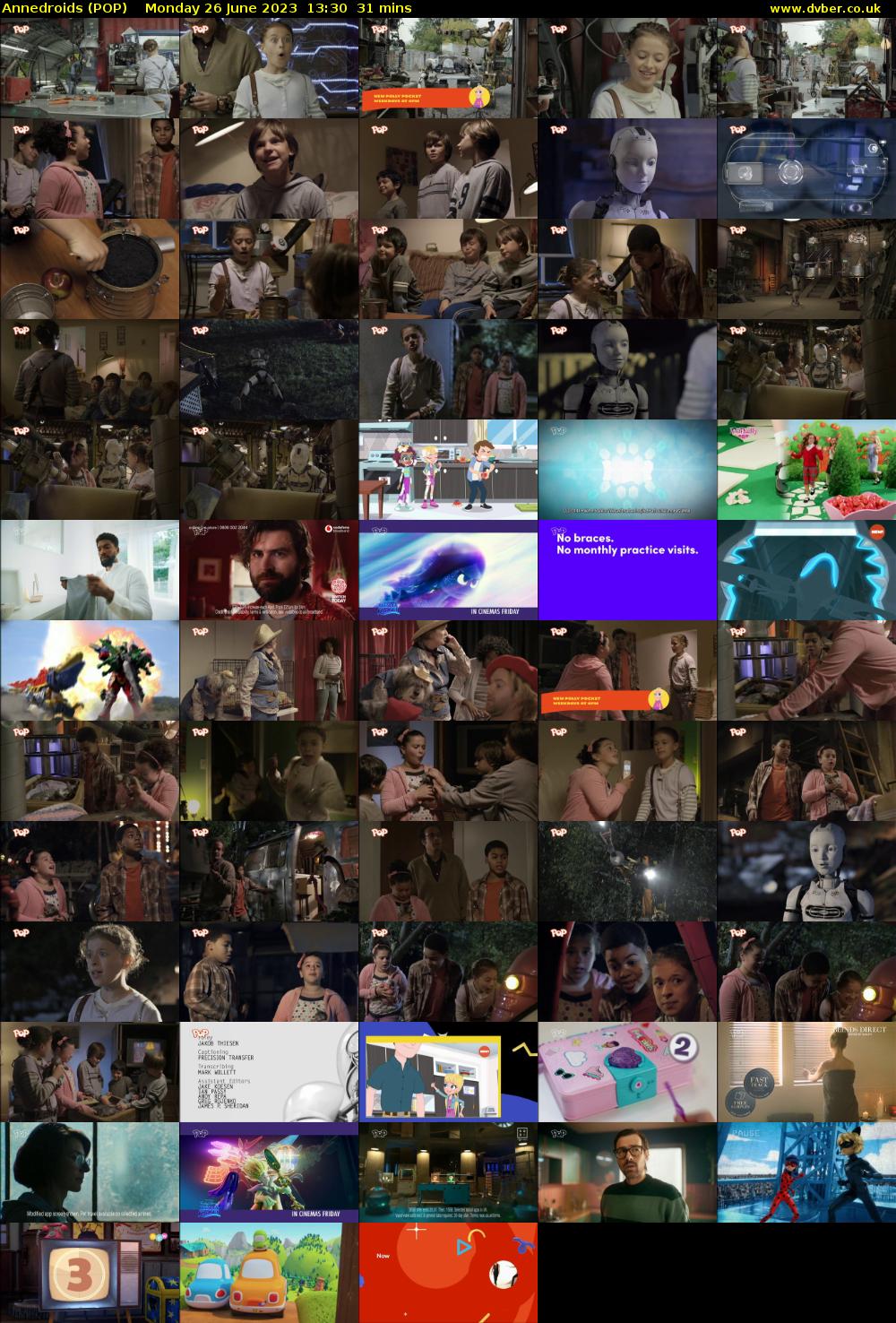 Annedroids (POP) Monday 26 June 2023 13:30 - 14:01