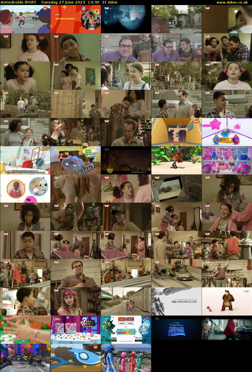 Annedroids (POP) Tuesday 27 June 2023 13:30 - 14:01