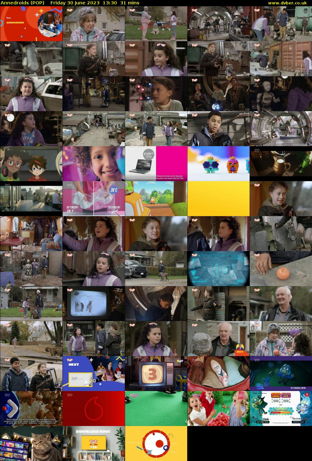 Annedroids (POP) Friday 30 June 2023 13:30 - 14:01