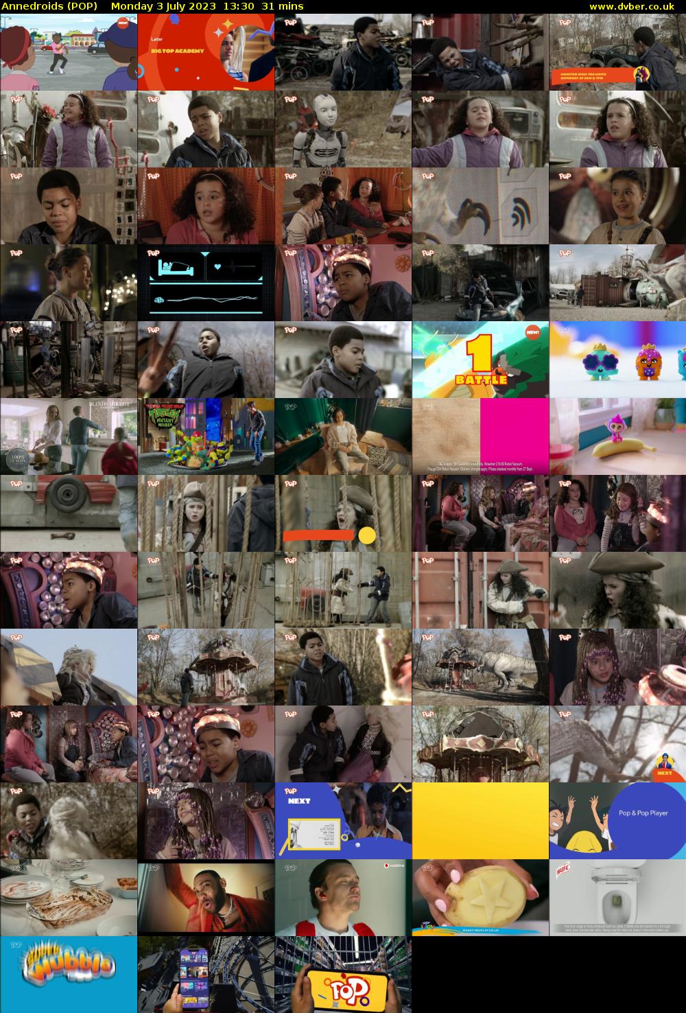 Annedroids (POP) Monday 3 July 2023 13:30 - 14:01