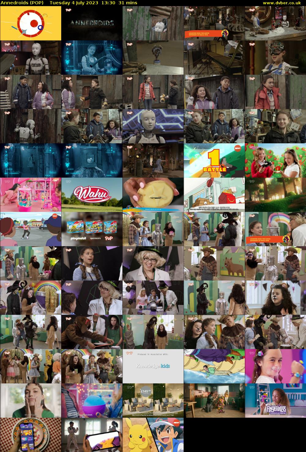 Annedroids (POP) Tuesday 4 July 2023 13:30 - 14:01
