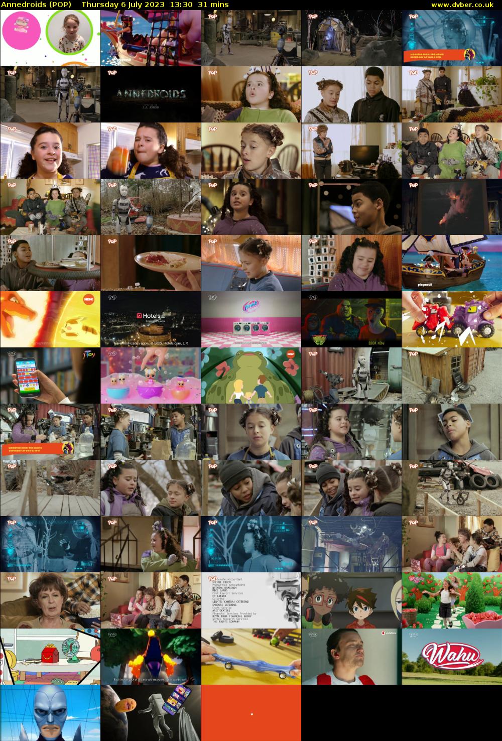 Annedroids (POP) Thursday 6 July 2023 13:30 - 14:01