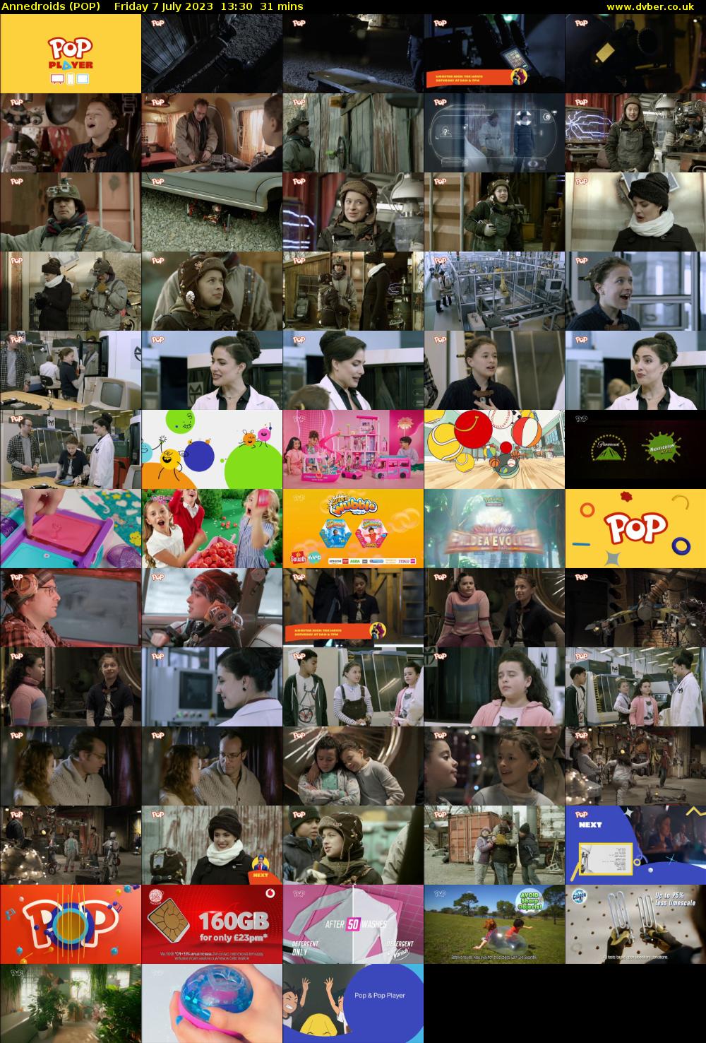 Annedroids (POP) Friday 7 July 2023 13:30 - 14:01