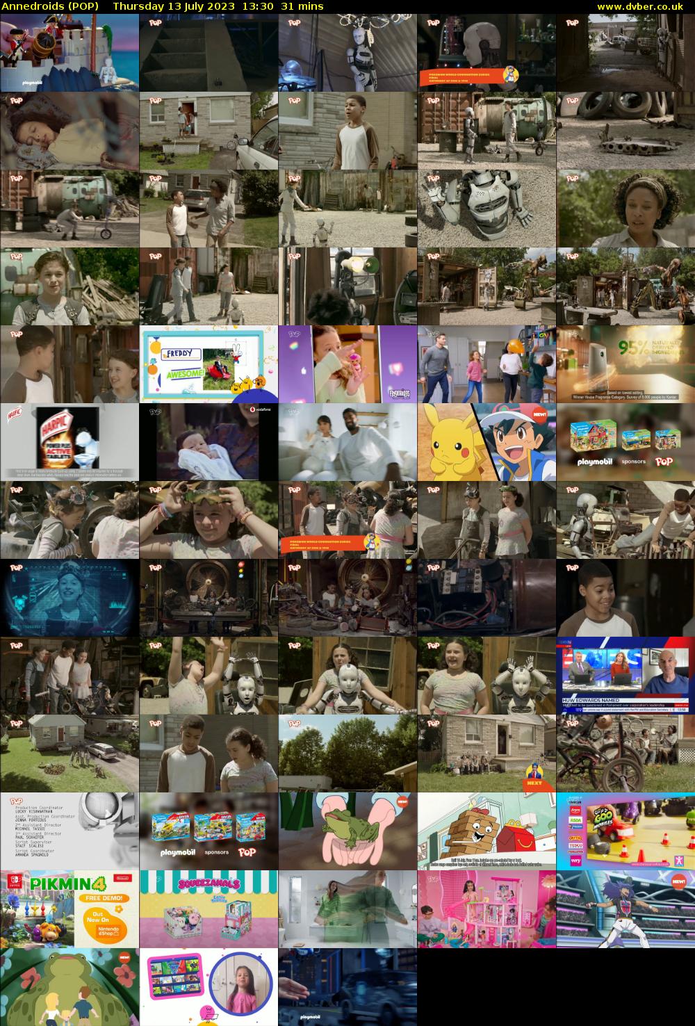 Annedroids (POP) Thursday 13 July 2023 13:30 - 14:01