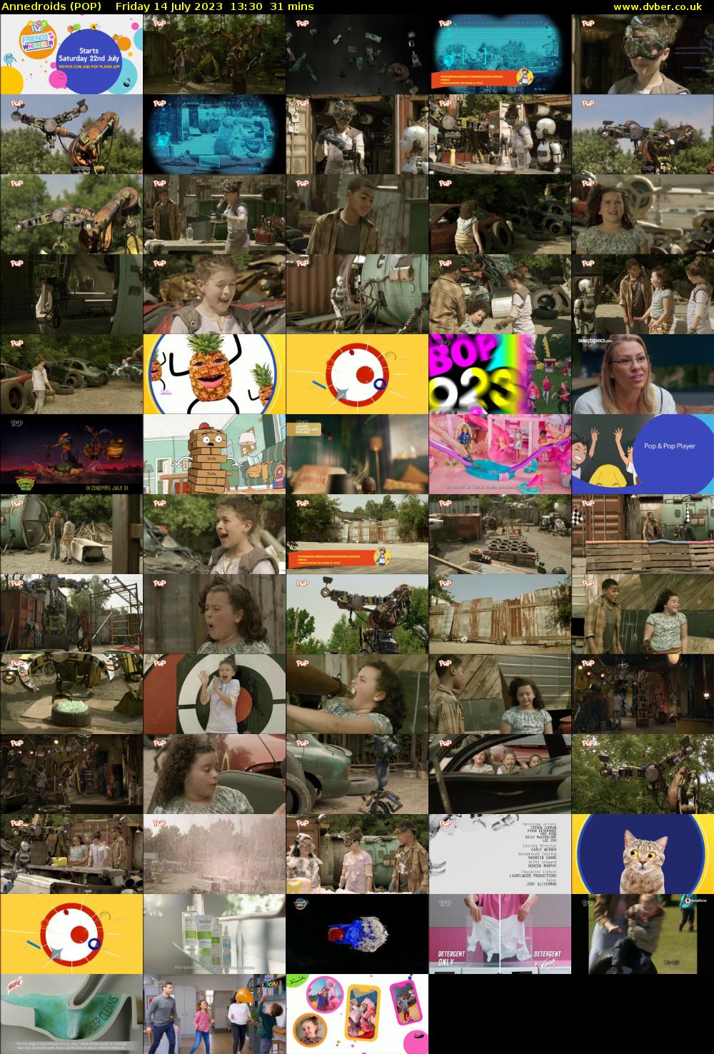 Annedroids (POP) Friday 14 July 2023 13:30 - 14:01