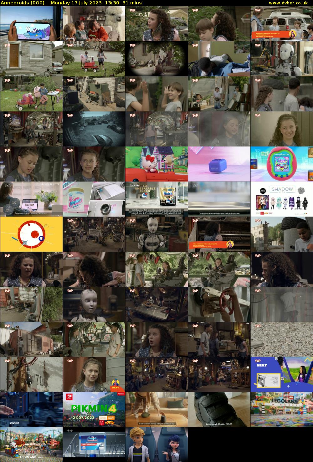Annedroids (POP) Monday 17 July 2023 13:30 - 14:01