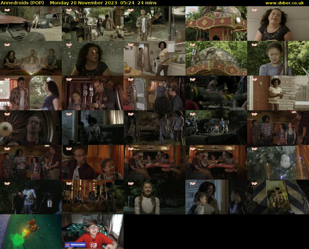 Annedroids (POP) Monday 20 November 2023 05:24 - 05:48