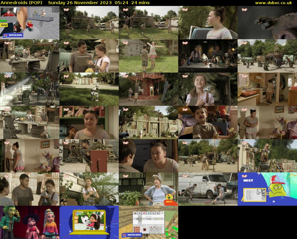 Annedroids (POP) Sunday 26 November 2023 05:24 - 05:48