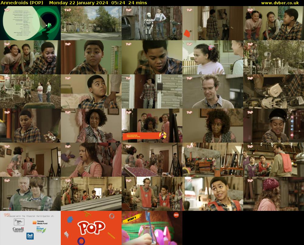 Annedroids (POP) Monday 22 January 2024 05:24 - 05:48