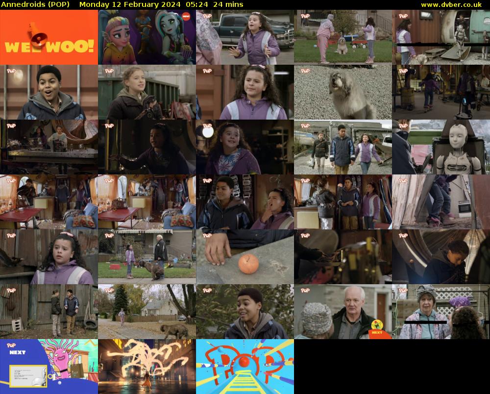Annedroids (POP) Monday 12 February 2024 05:24 - 05:48
