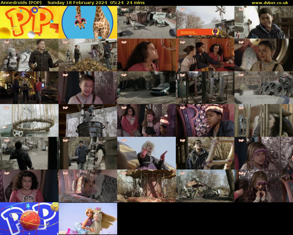 Annedroids (POP) Sunday 18 February 2024 05:24 - 05:48