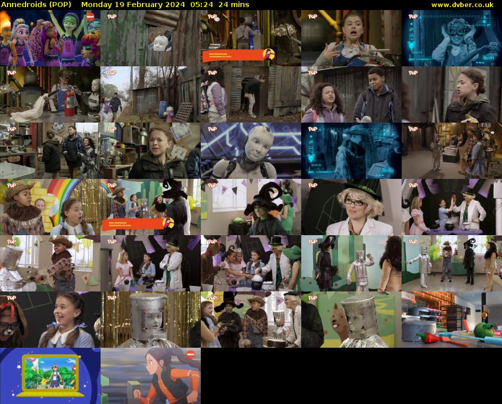 Annedroids (POP) Monday 19 February 2024 05:24 - 05:48