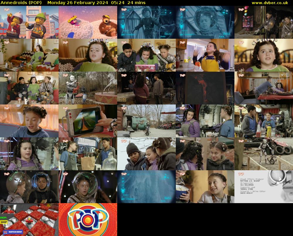 Annedroids (POP) Monday 26 February 2024 05:24 - 05:48