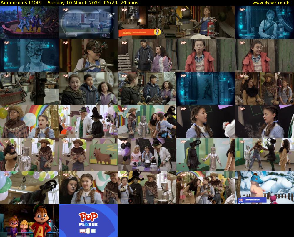 Annedroids (POP) Sunday 10 March 2024 05:24 - 05:48