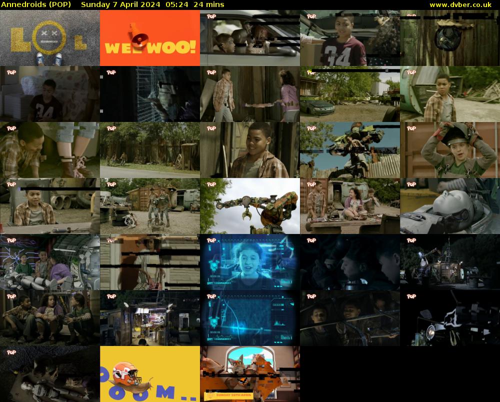 Annedroids (POP) Sunday 7 April 2024 05:24 - 05:48