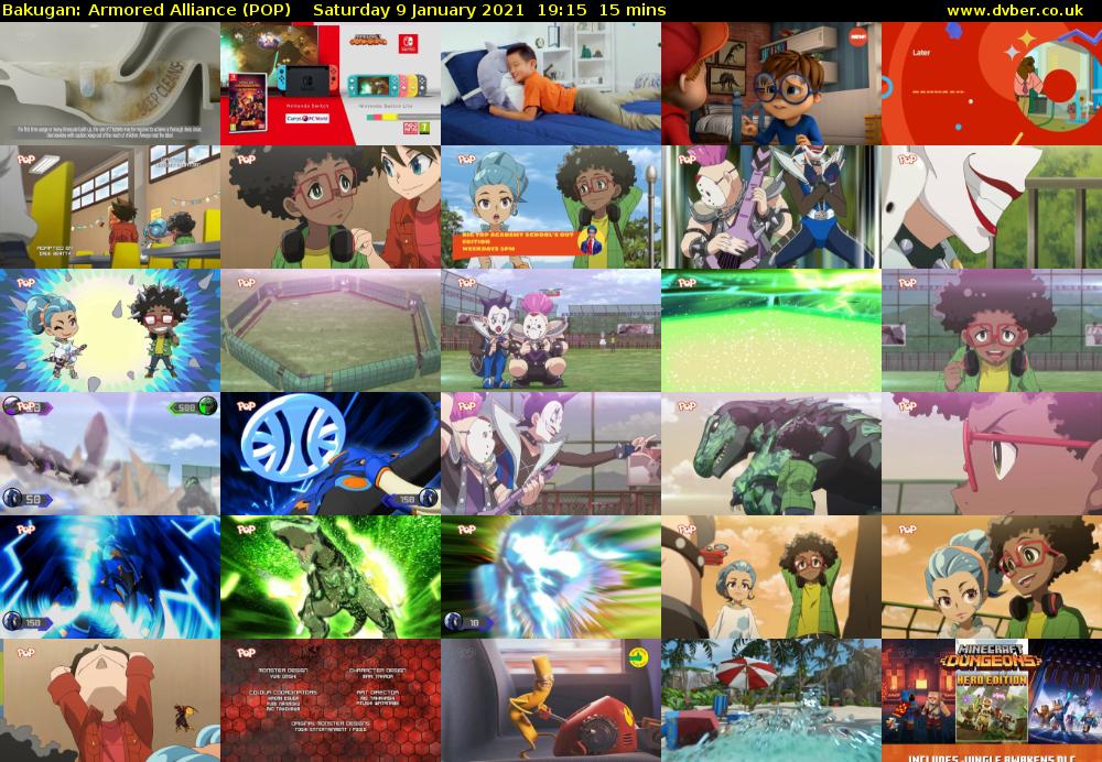 Bakugan: Armored Alliance (POP) Saturday 9 January 2021 19:15 - 19:30